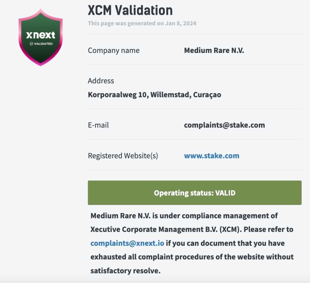 xcm validation - stake