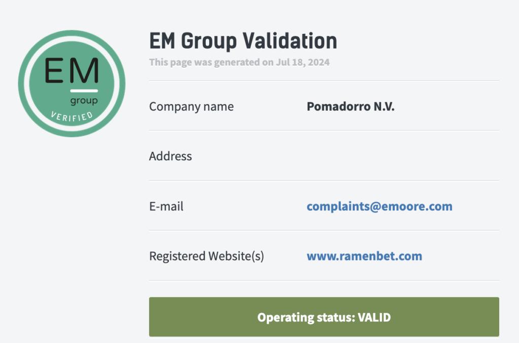 em group validation